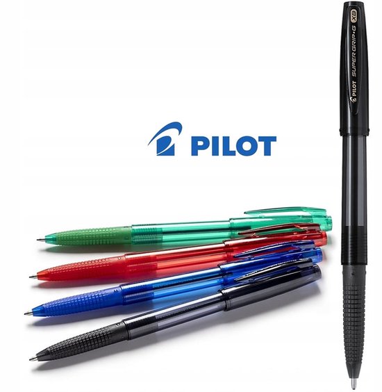 Pilot Super Grip G Balpen Zwart 1.6mm - Comfortabel en Waterdicht