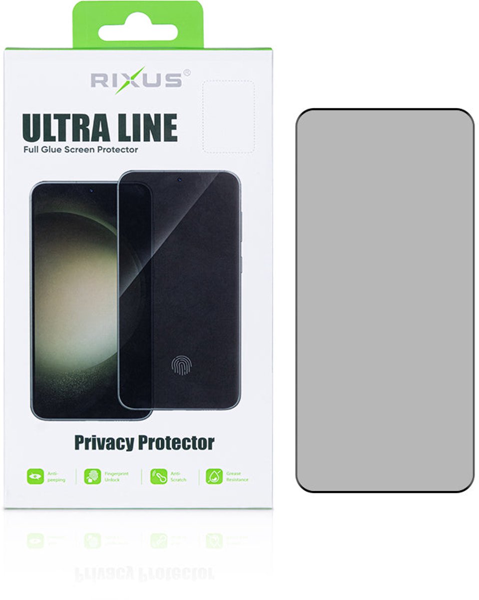 Rixus Privacy Ultra Line Tempered Glass For Samsung Galaxy S25 S931B