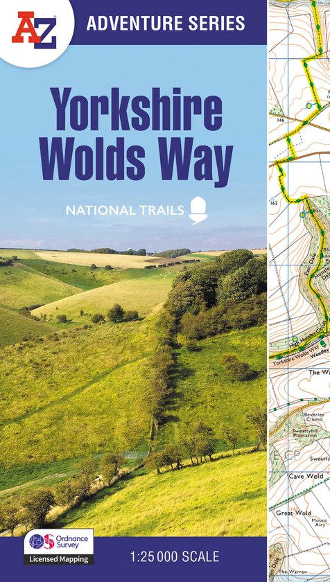 A -Z Adventure Series- Yorkshire Wolds Way - cover