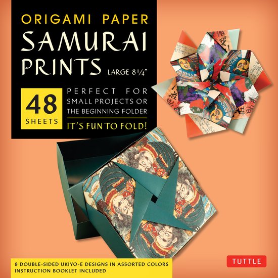Origami Paper Samurai Prints Large 8 1/4 - cover
