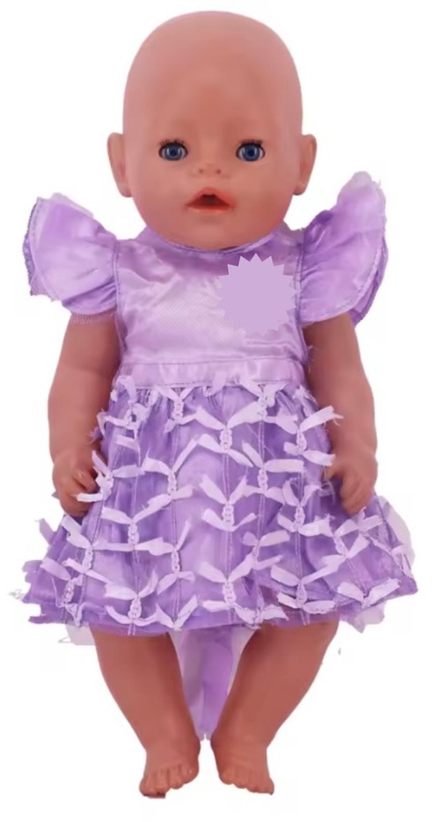 Jurkje met Crocs “Geschikt voor Baby Born”– Accessoire en Kleertjes voor je 36 + 43 cm alle Babypoppen en BabyBorn Pop — afbeelding 2