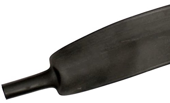 Krimpkous kabeldoorvoer / Anode Cap met lijm 86-42 / 16-6.5 mm Zwart UV