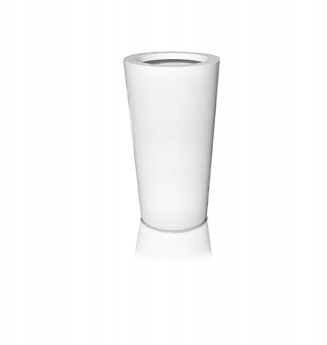 Luxe Glasvezel Plantenbak Wit 33x62 cm - Sterk & Lichtgewicht