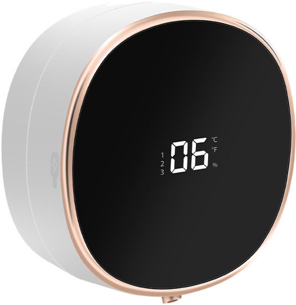 Zeepdispenser - Zeeppompje - Automatische Zeepdispenser - handzeepdispenser - contactloos - USB C oplaadbaar - aan de muur - voor badkamer - keuken - wit