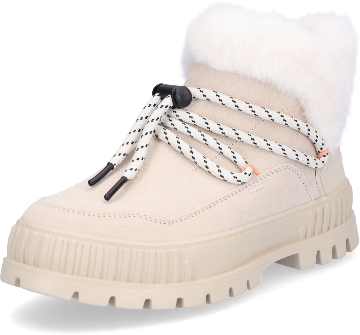 Palladium Pallashock Lo Hiver Enkellaarsjes Plat Beige
