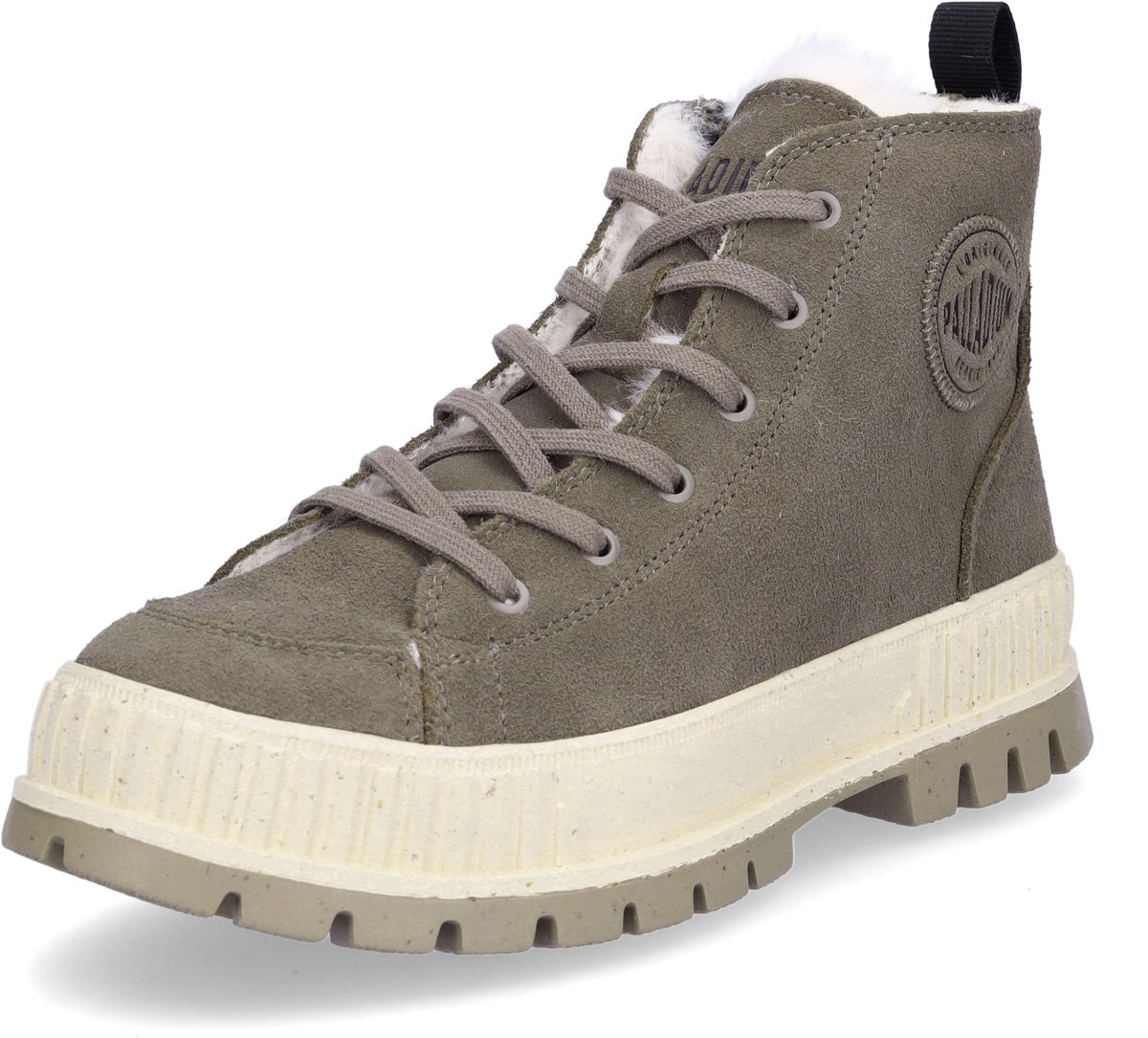 Palladium dames sneaker Pallashock Zip Warm Grijs