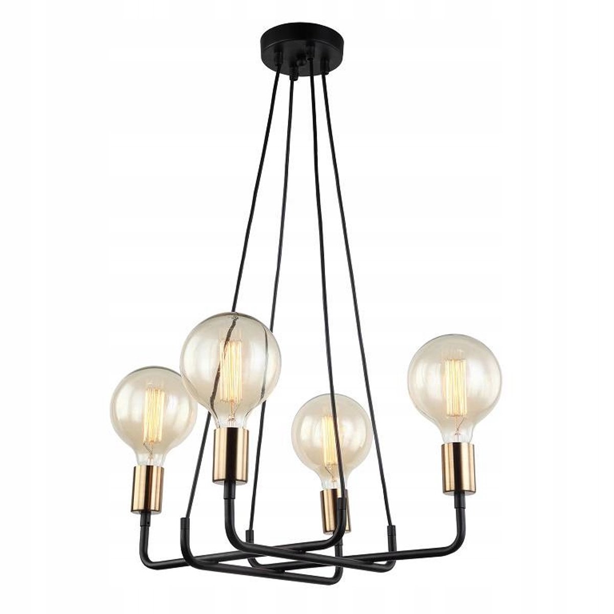 Betty 4 Zwarte Lampy Wiszącej Italux - Stijlvolle Verlichting