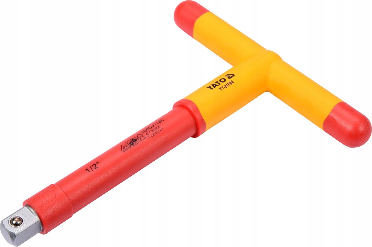 YATO VDE T-grip met 1/2'' dopsleutel, 200mm, 1000V