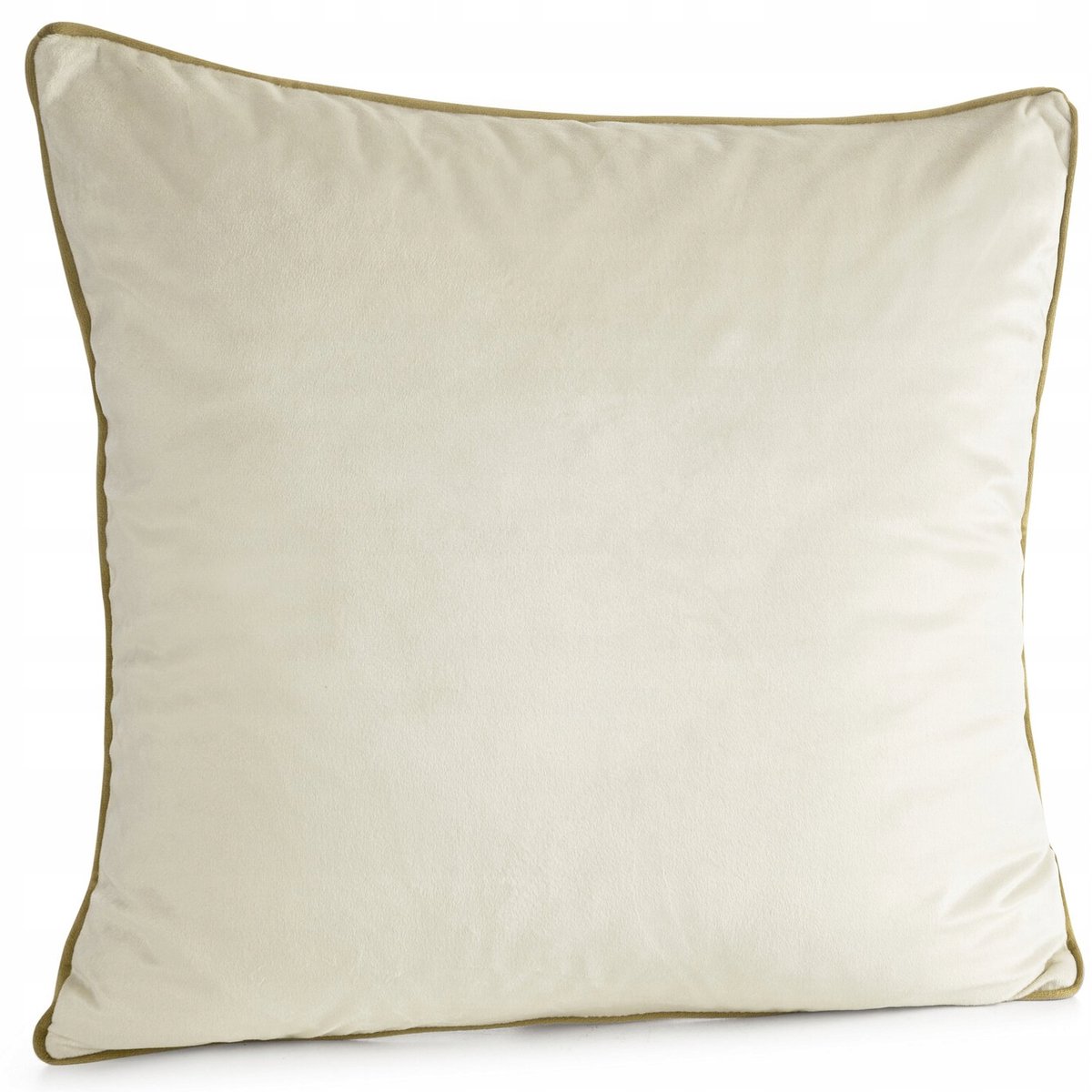 Decoratieve Kussenhoes GAJA 45x45 Licht Beige Velours met Rand