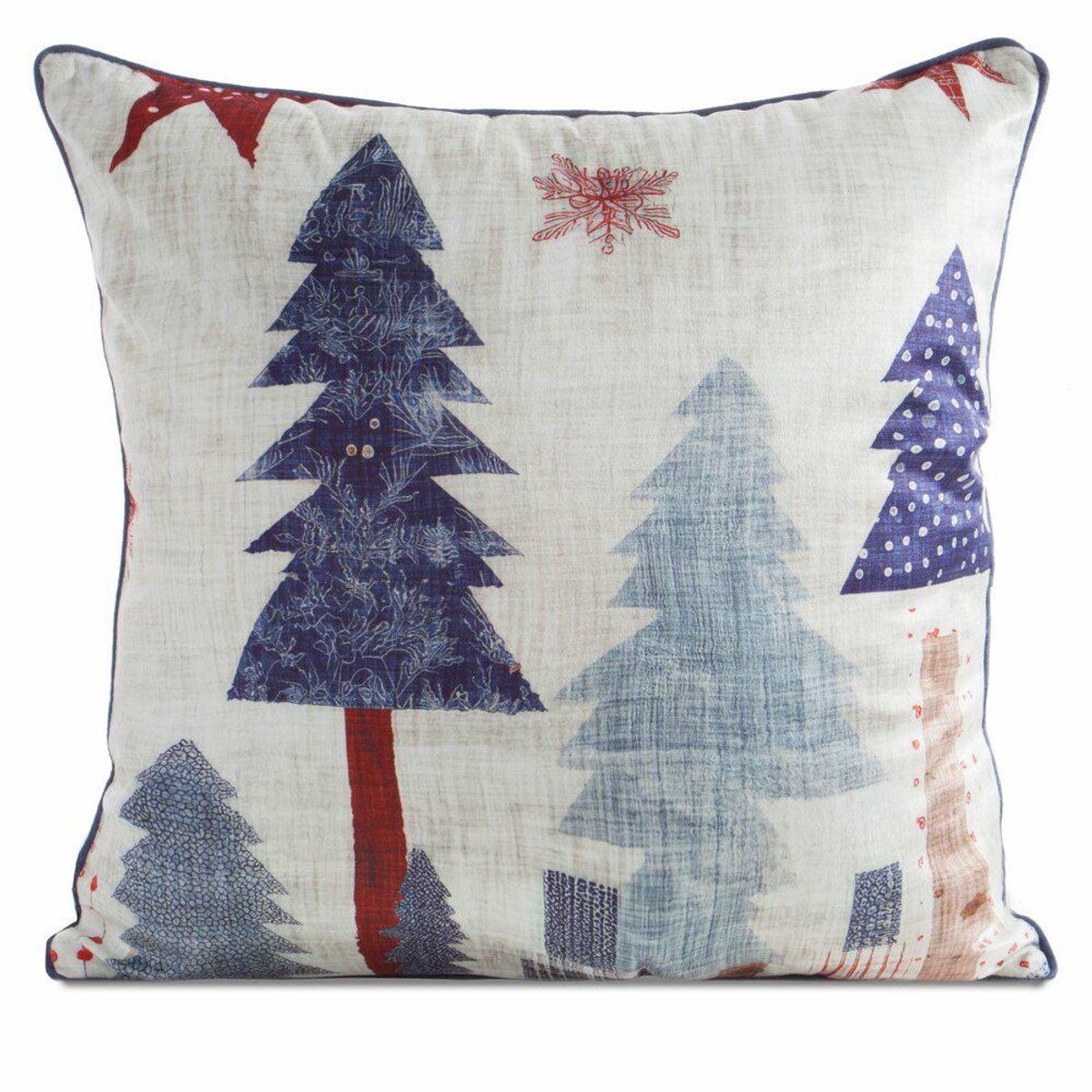 Kerst Sierkussenhoes 45x45 cm met Rits - Feestelijke Decoratie