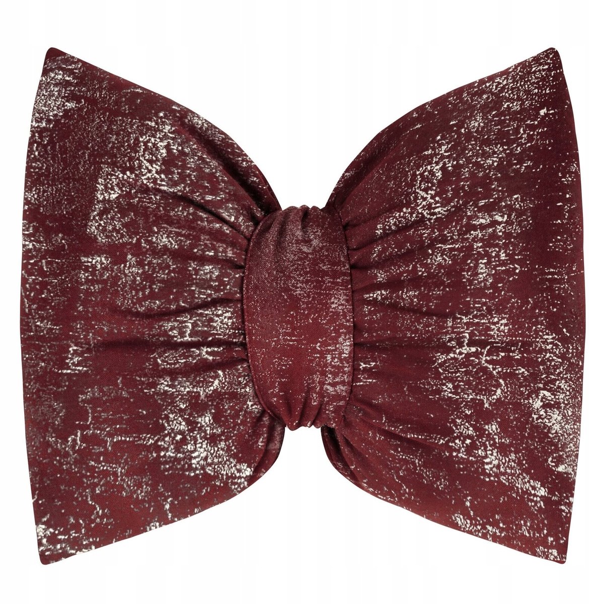 Decoratieve Strik Kussen 45x55 cm Bordeaux Rood - Zacht Velours