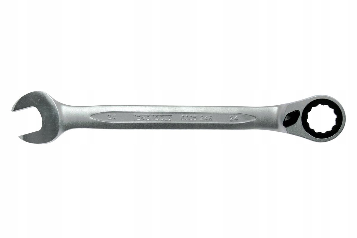 Teng Tools Ratel-ringsleutel 24 mm Chroom-Vanadium, Schakelbaar