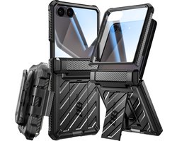 Supcase UB Pro Case geschikt voor Samsung Galaxy Flip 7 hoesje met screenprotector - Zwart