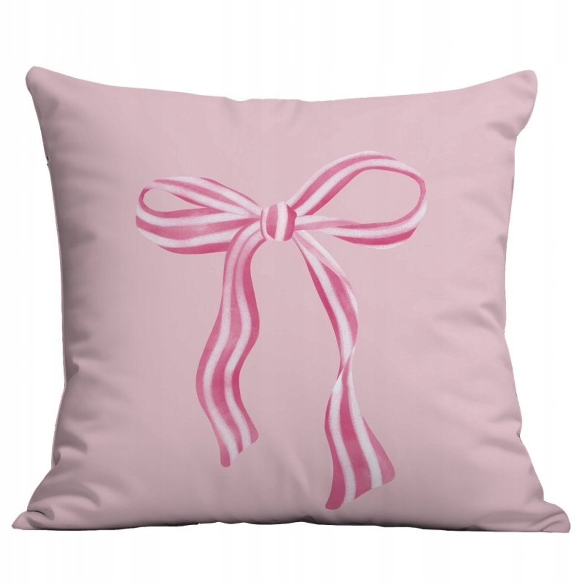 Decoratieve Kussensloop met Strik - Roze - 45x45 cm