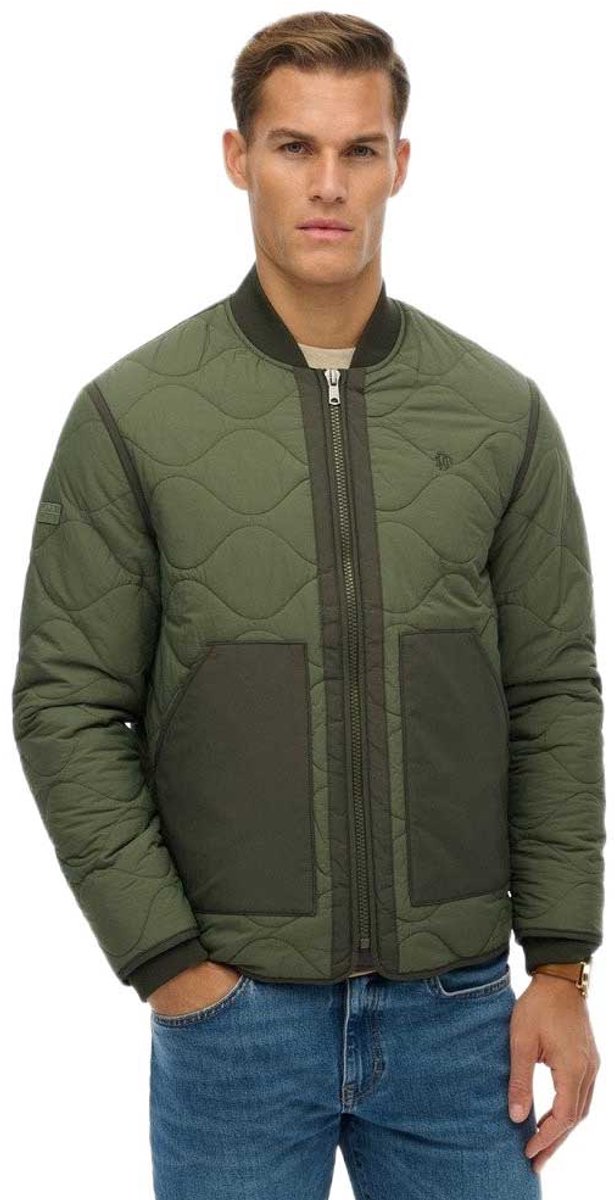 Superdry Military Liner Jas Heren Gewatteerde jassen Groen