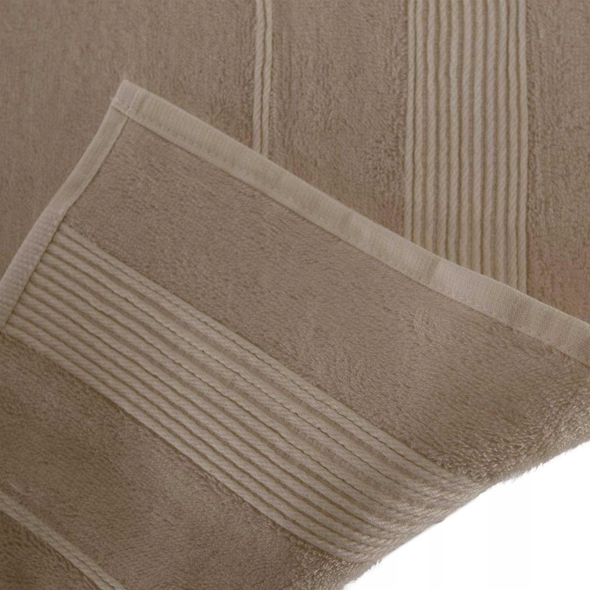Luxe Bamboe Badhanddoek Moreno 70x140cm Cappuccino 500g/m²
