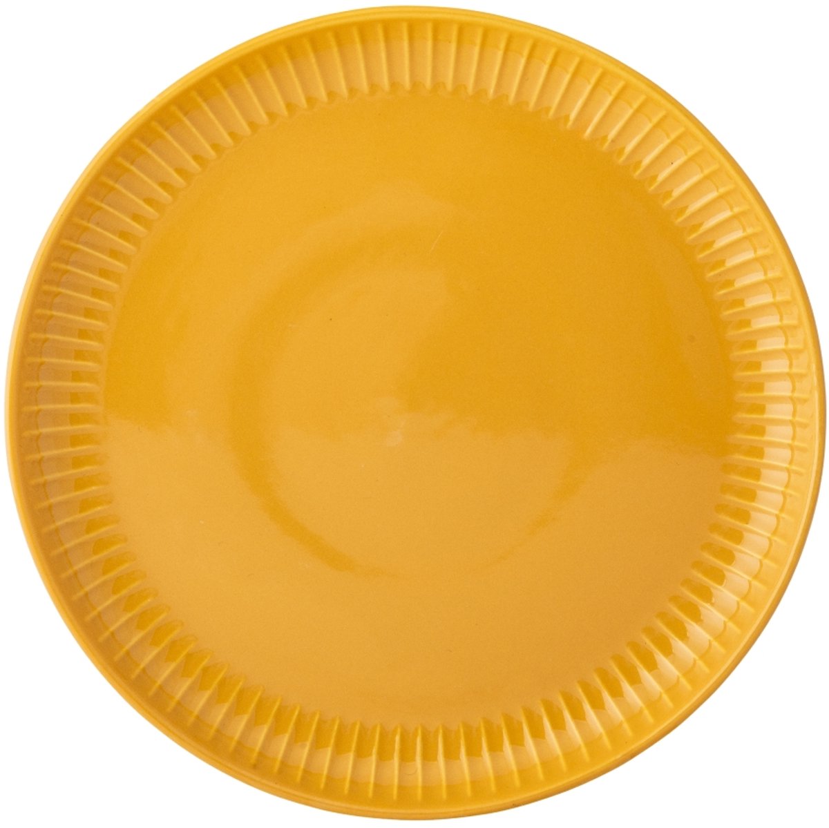 Porseleinen dessertbord 20,5 cm Retro Fusion Solar Geel