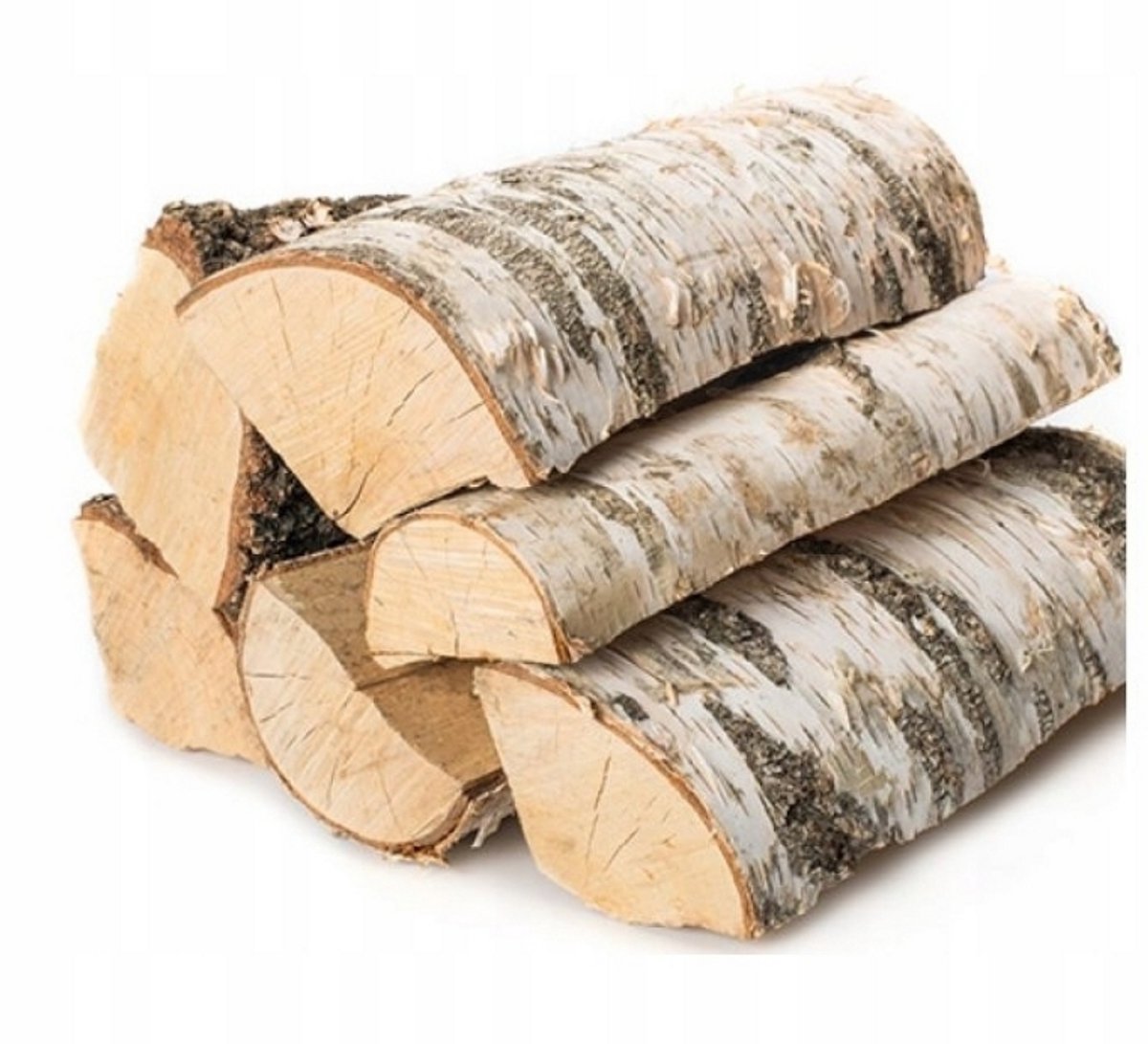 Berken Hout Brandhout haardhout 30 kg/25cm– Schoon, geurend & direct aan te steken | Mooie vlammen en snelle warmte | Perfect voor haard, kachel of vuurkorf I Uit Duurzaam EU Teelt