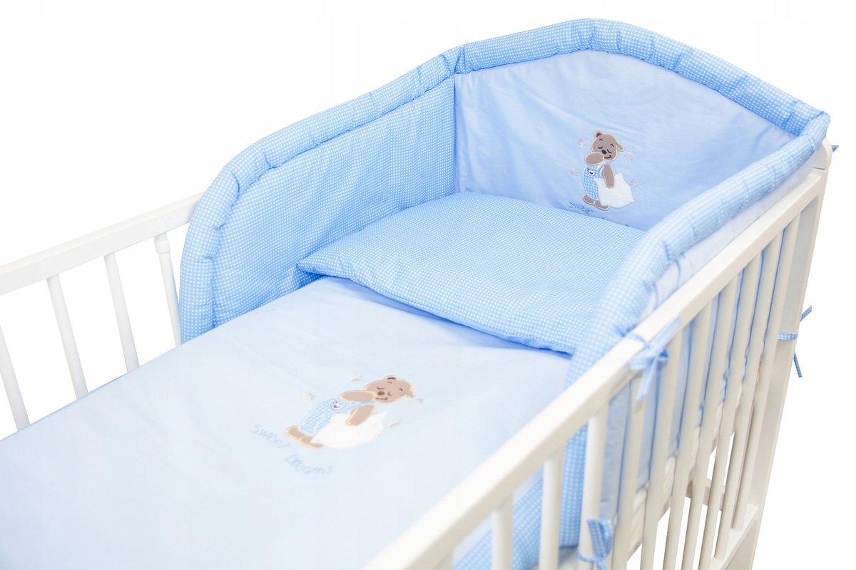Kinderbeddengoed 3-delig 120x90 cm - Zacht Katoen met Beer