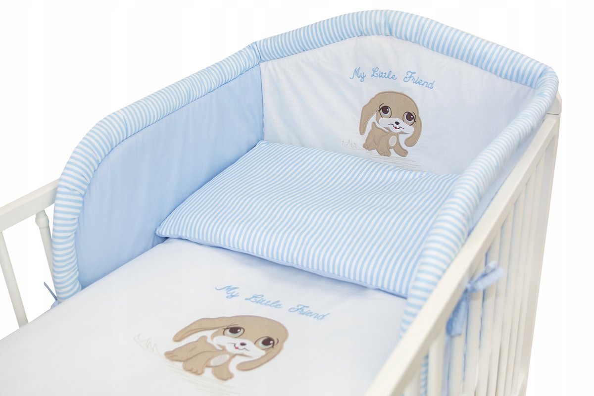 Kinderbeddengoedset 3-delig 120x90 cm, 100% katoen