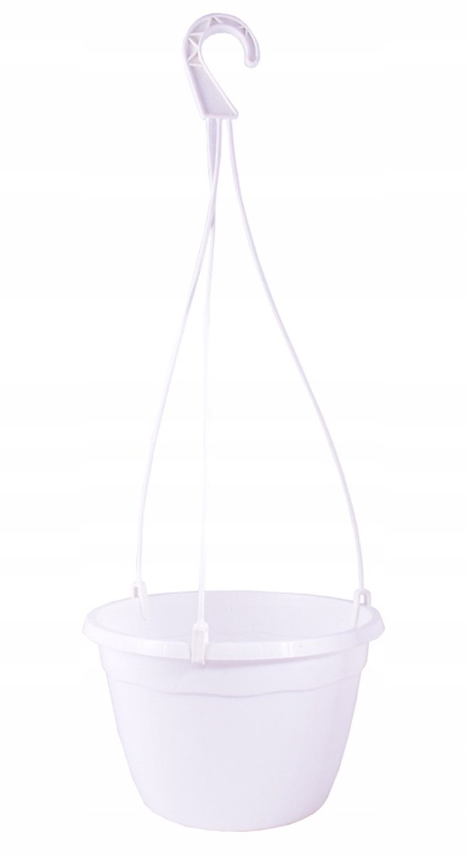 Hangpot Wit 23cm 4,1L - Duurzaam Kunststof