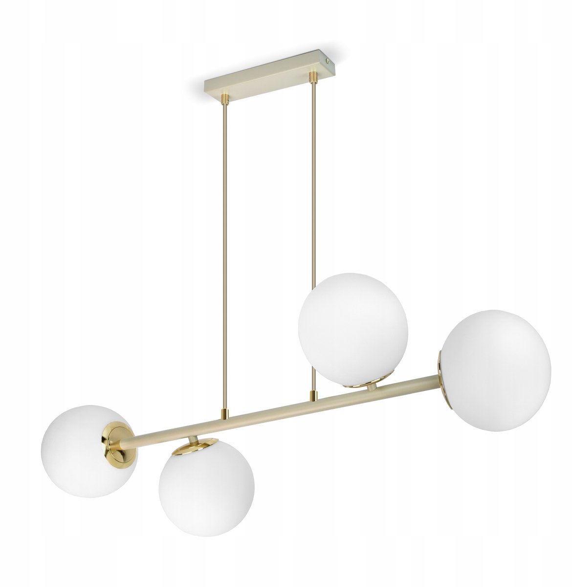 Luxe Plafondlamp Goud Beige G9 LED 4-lichts 88cm