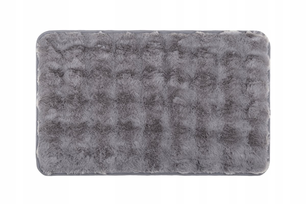 Badkamermat Korfu 50x80 cm - Zacht Grijs Polyester