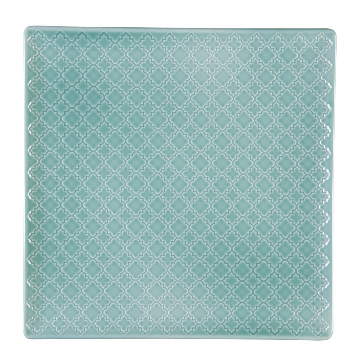 Lubiana Marrakesz Maritiem Vierkante Diner Plaat 25.5cm