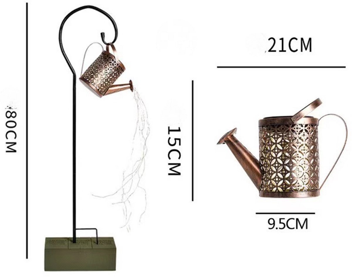 Solar Tuinlamp met grondspies – Solar tuinverlichting - Star Shower Solar Lights voor tuin