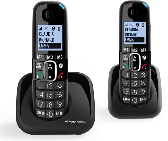 Amplicomms BT1502 Duo Dect telefoon voor de vaste lijn foto 2
