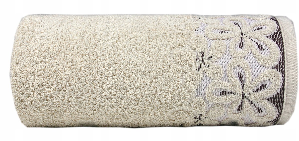 Greno Bella Handdoek 50x90cm Beige - Zacht Katoen