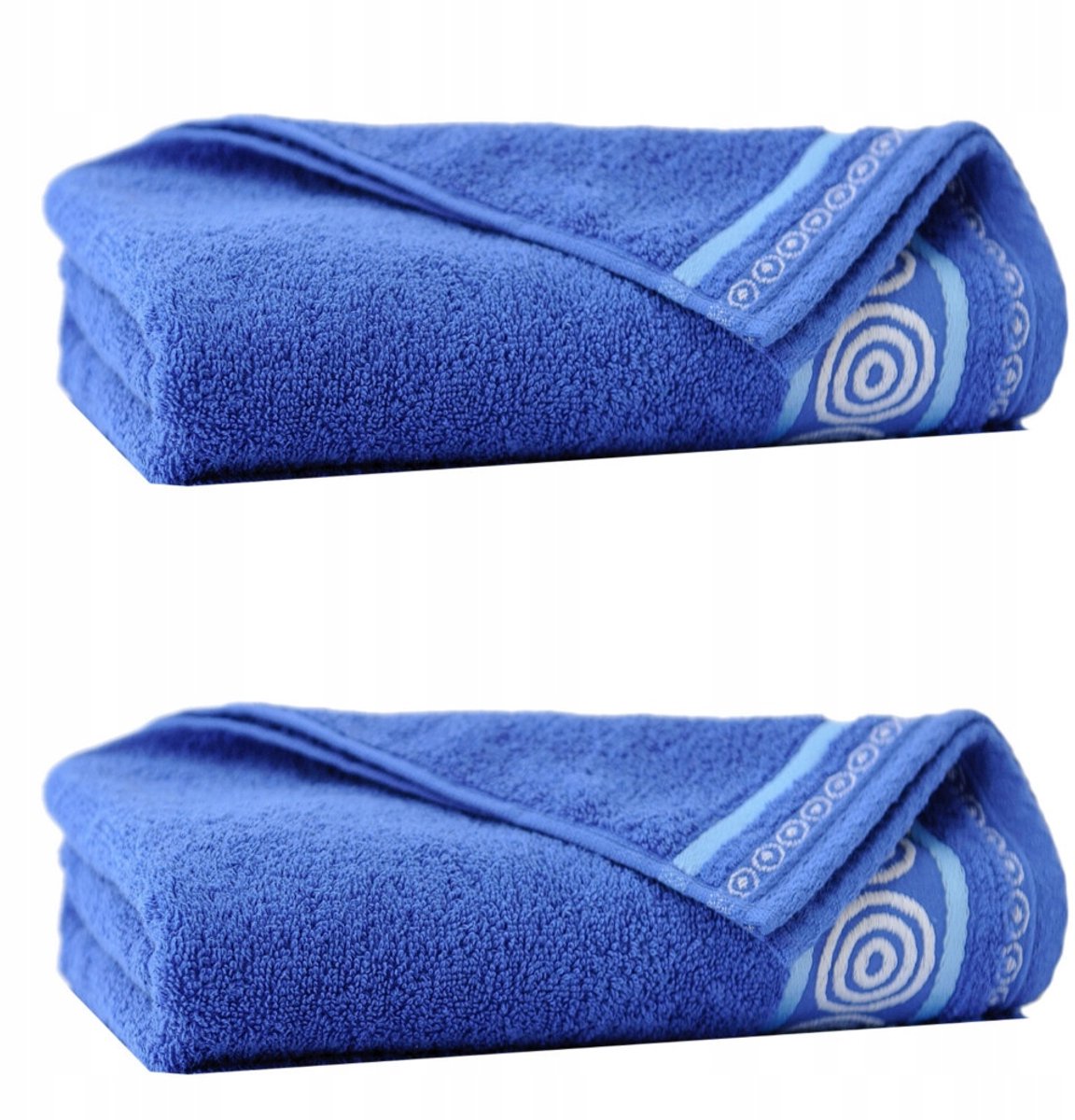 Zwoltex Egyptische Katoenen Handdoekenset 50x90 70x140 Blauw