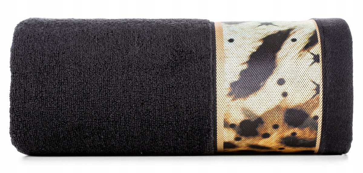 Handdoek EVA 50x90 cm Zwart - 100% Katoen