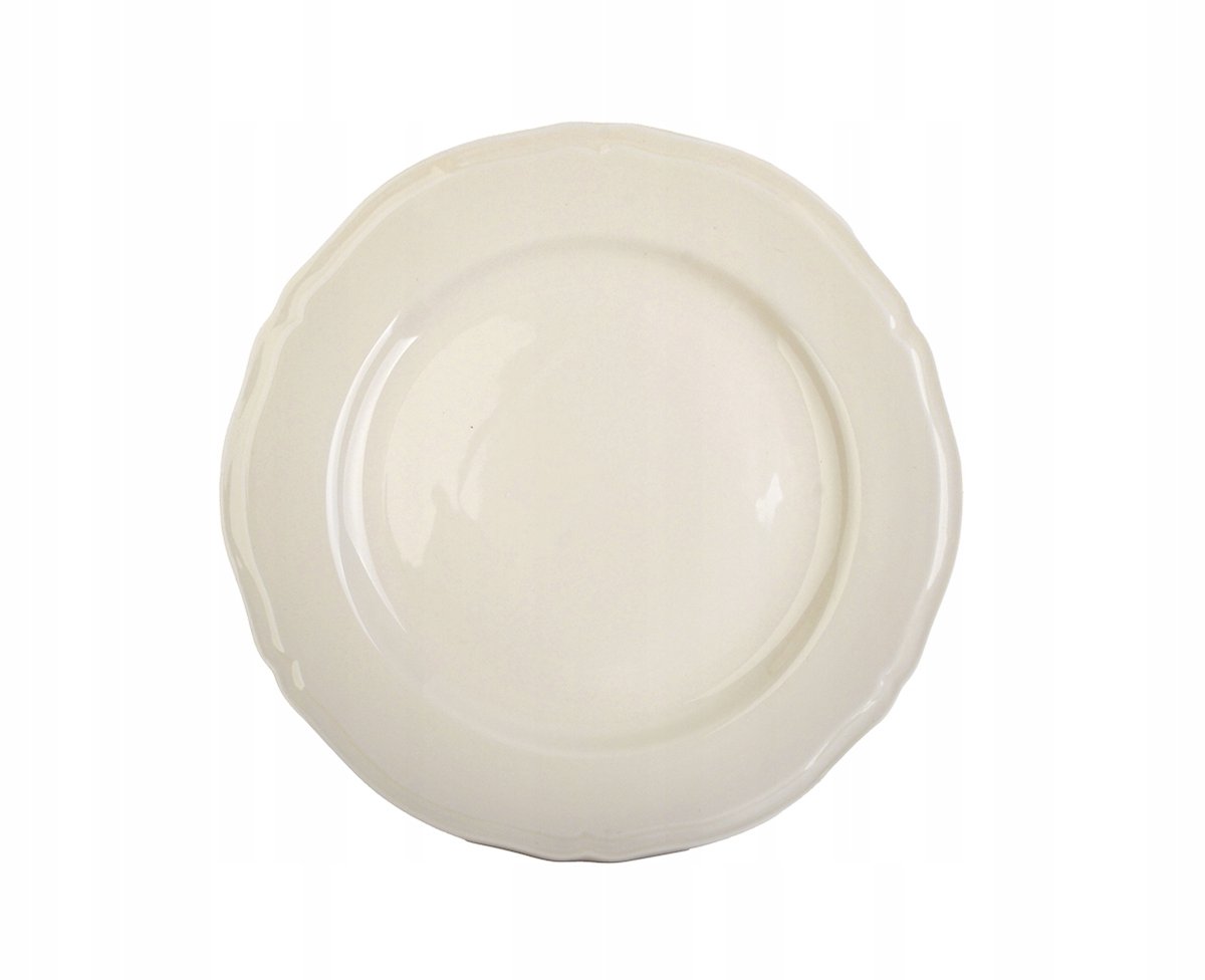 Bogucice Gino Crème Plat Porseleinen Dinerbord 26,5 cm