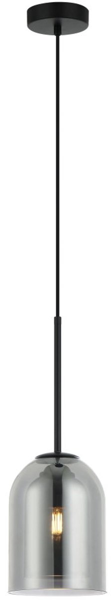 Elaris Hanglamp - Rookglas, E27 fitting, Modern