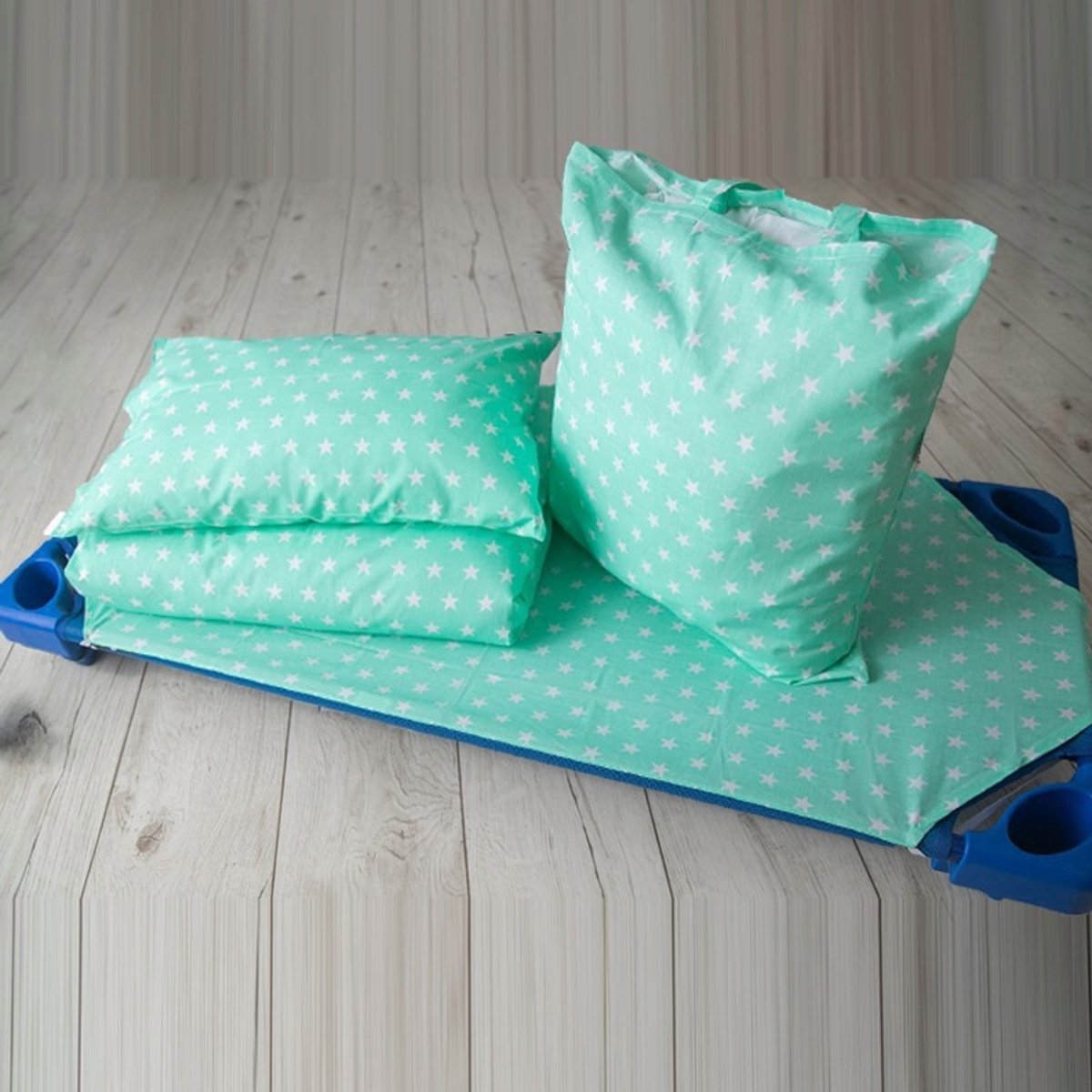 Image of 6-delige Kinderbedset 120x90cm - Stermotief