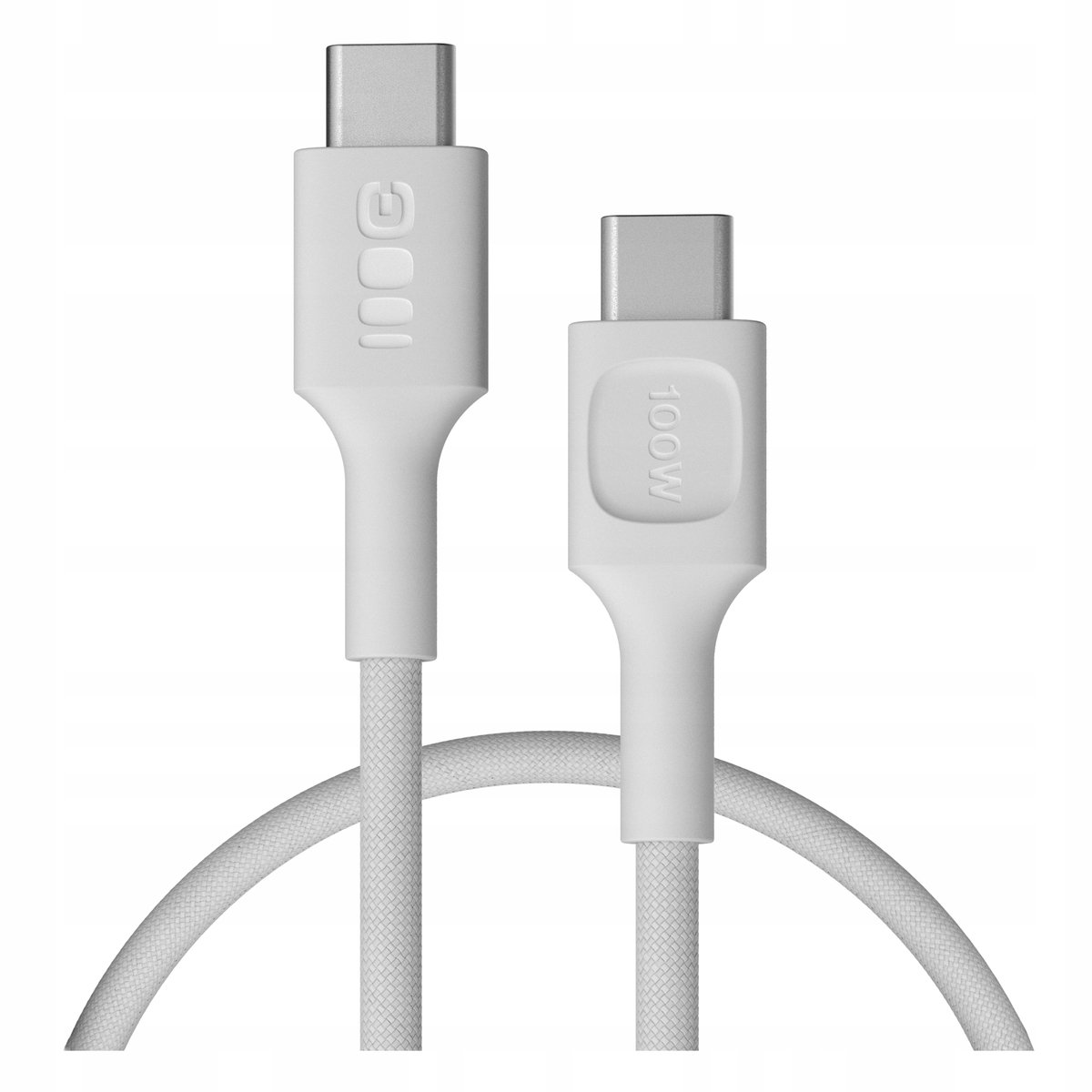 USB-C Kabel 100W PD QC 3.0 0.3m Wit - Snel Laden & Data