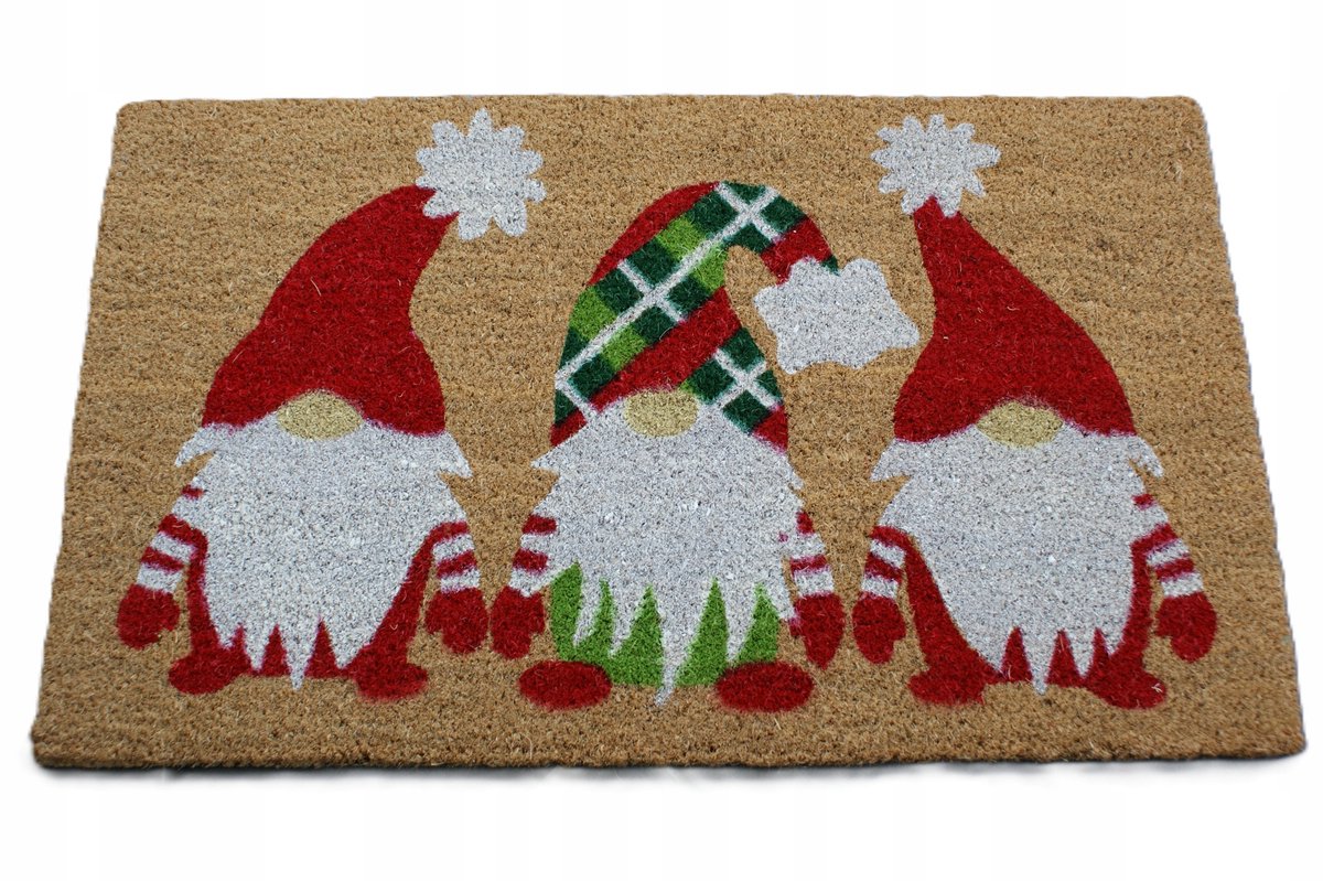 Hanse Home Kokosmat 45x75cm - Drie Vrolijke Kabouters