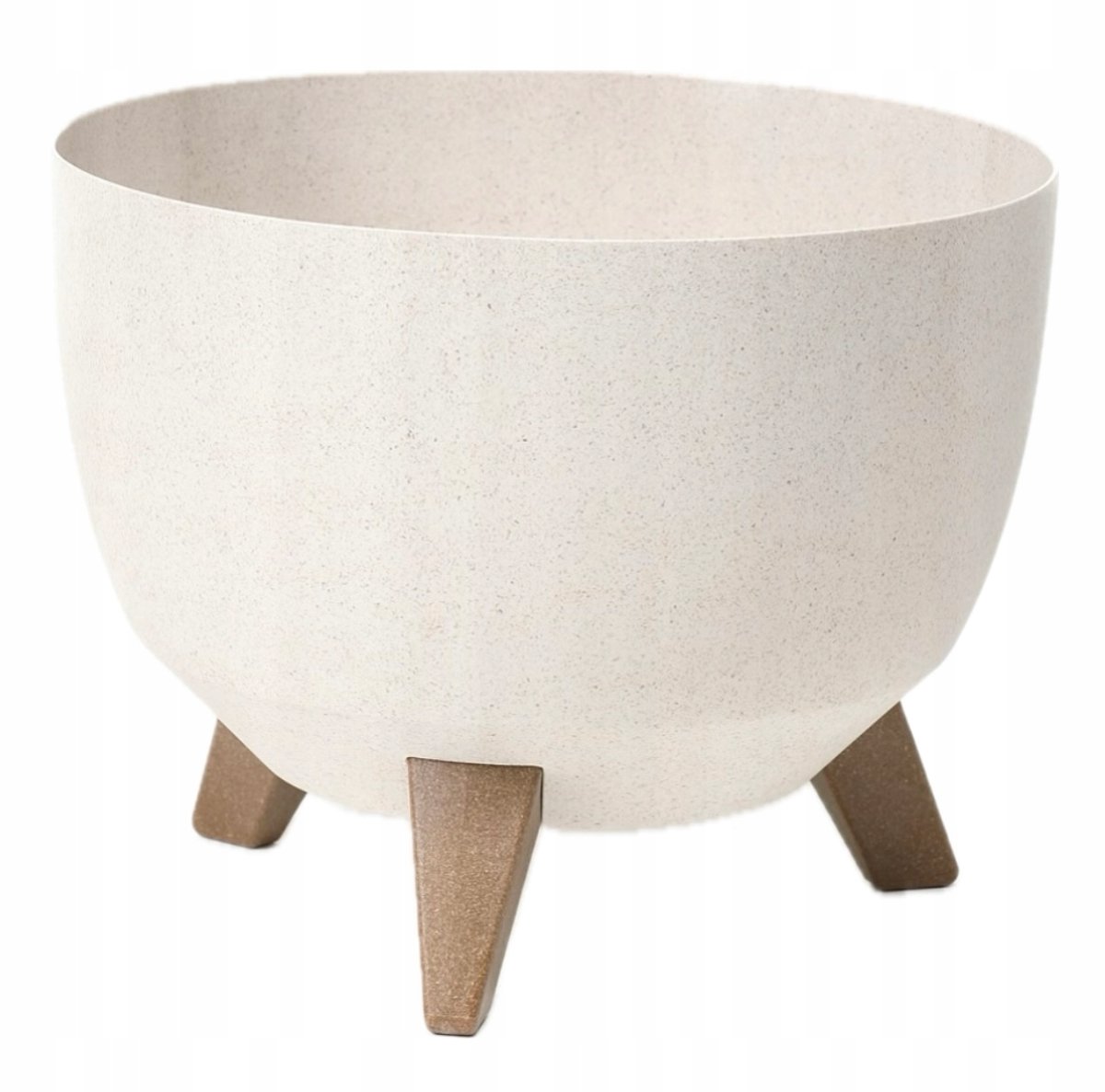 Lamela Witte Plastic Pot 40x40x25cm - Stijlvol en Duurzaam