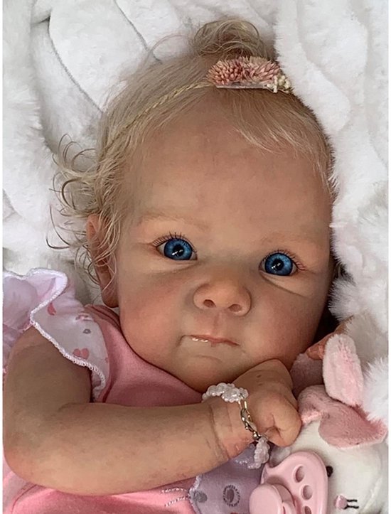 Reborn Babypoppen Meisjes 45CM Realistische Babypop Echte Babypop Die Er Echt Zacht Uitziet Levensgrote Reborn Poppen van Grebrafan — afbeelding 5