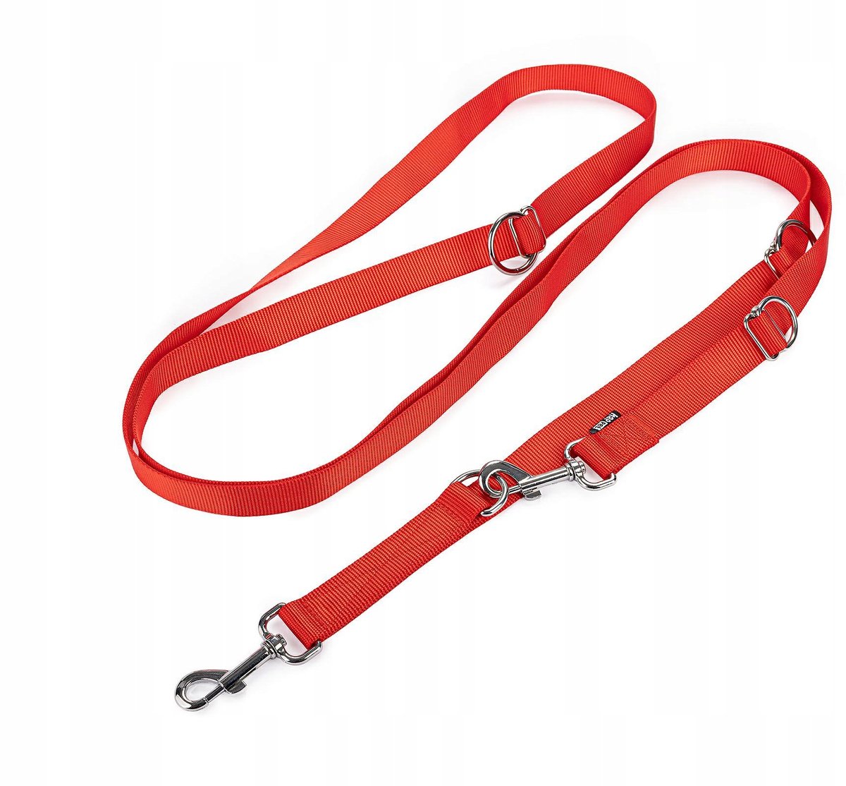 Verstelbare Nylon Hondenlijn Rood M - 3m