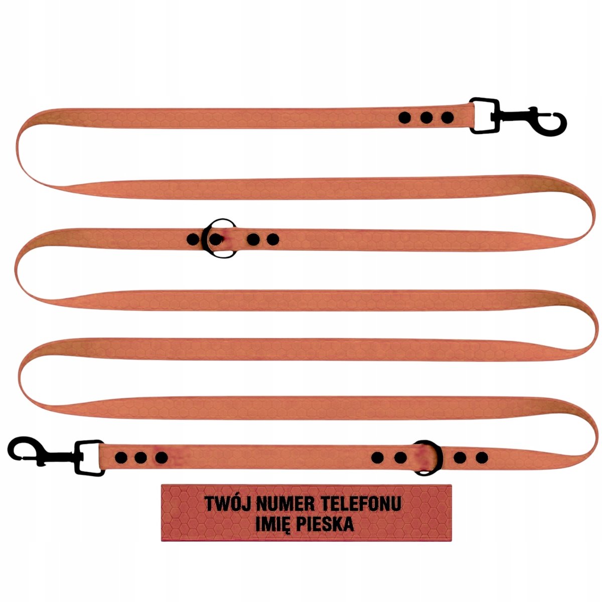Waterdichte Verstelbare Hondensnoer 3m 1cm - Shelby Lock Edition