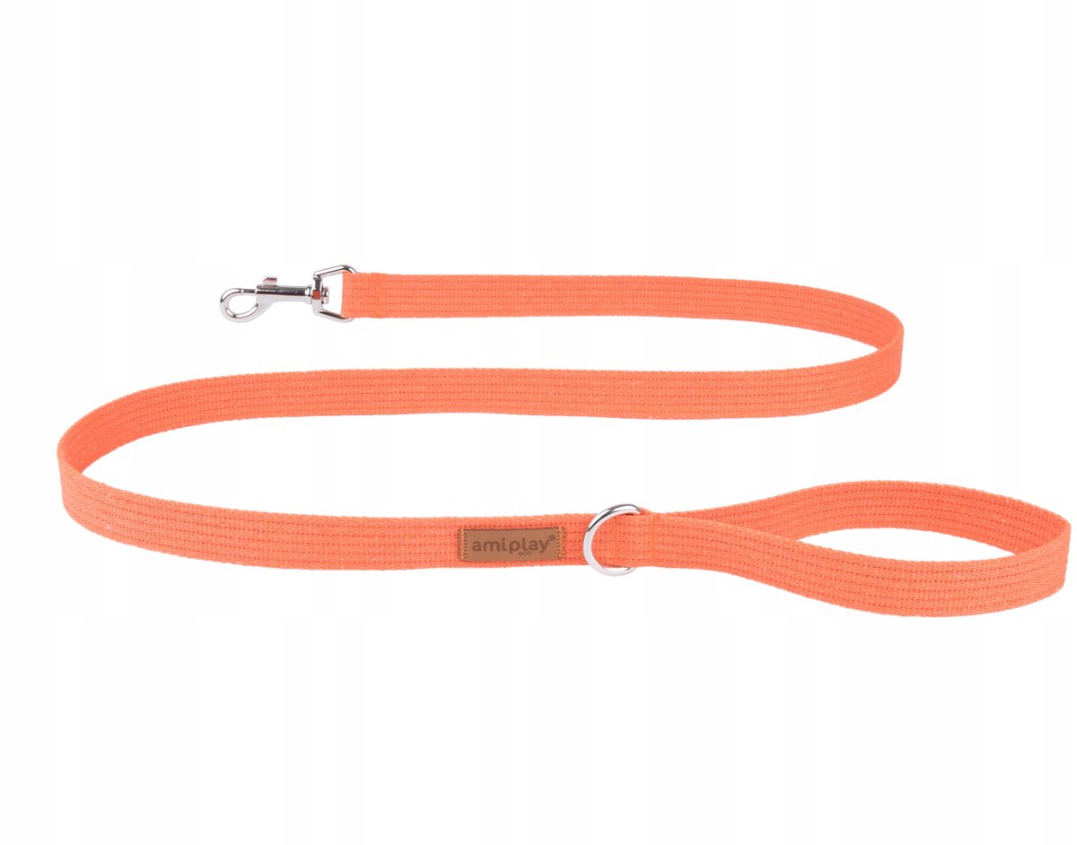 Amiplay Katoen Hondenlijn XL 140cm Oranje - Sterk & Comfortabel