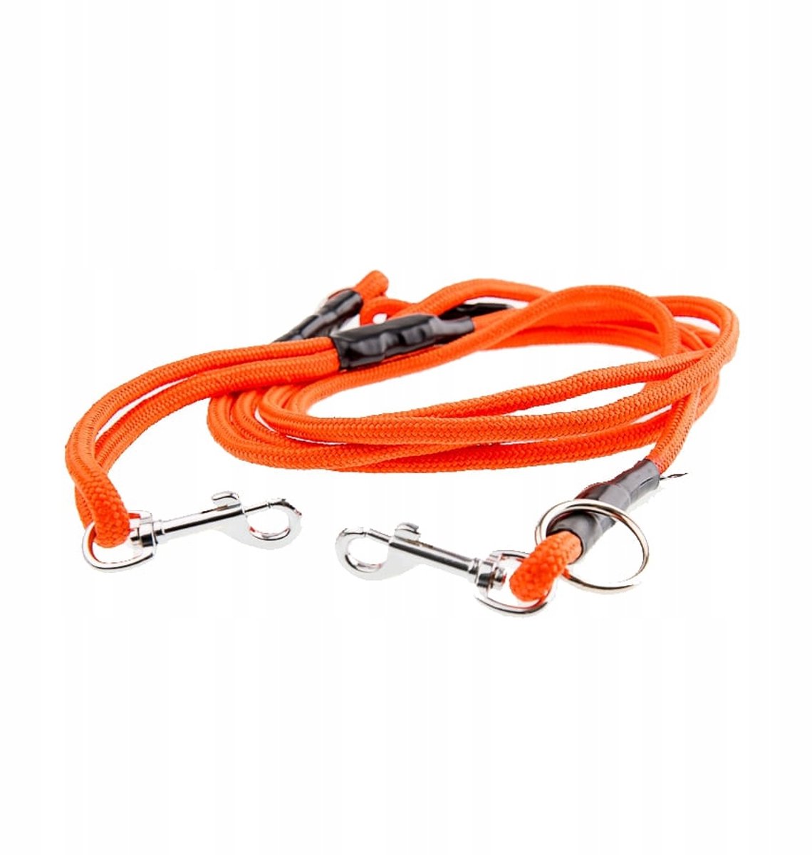 4wild Verstelbare Hondenlijn 3m, 8mm Dik, Oranje