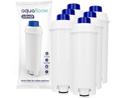 6x Aquafloow Waterfilters voor Delonghi - voor Koffiemachines - waterfilters voor Magnifica en Dinamica - ECAM waterfilter DLSC002