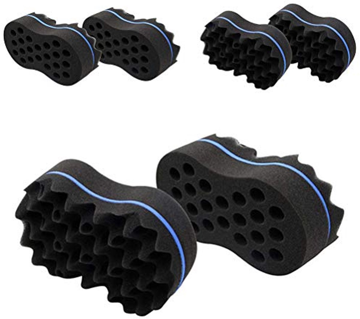 Twist Curl Borstel Set voor Krullend Haar - 2 Stuks