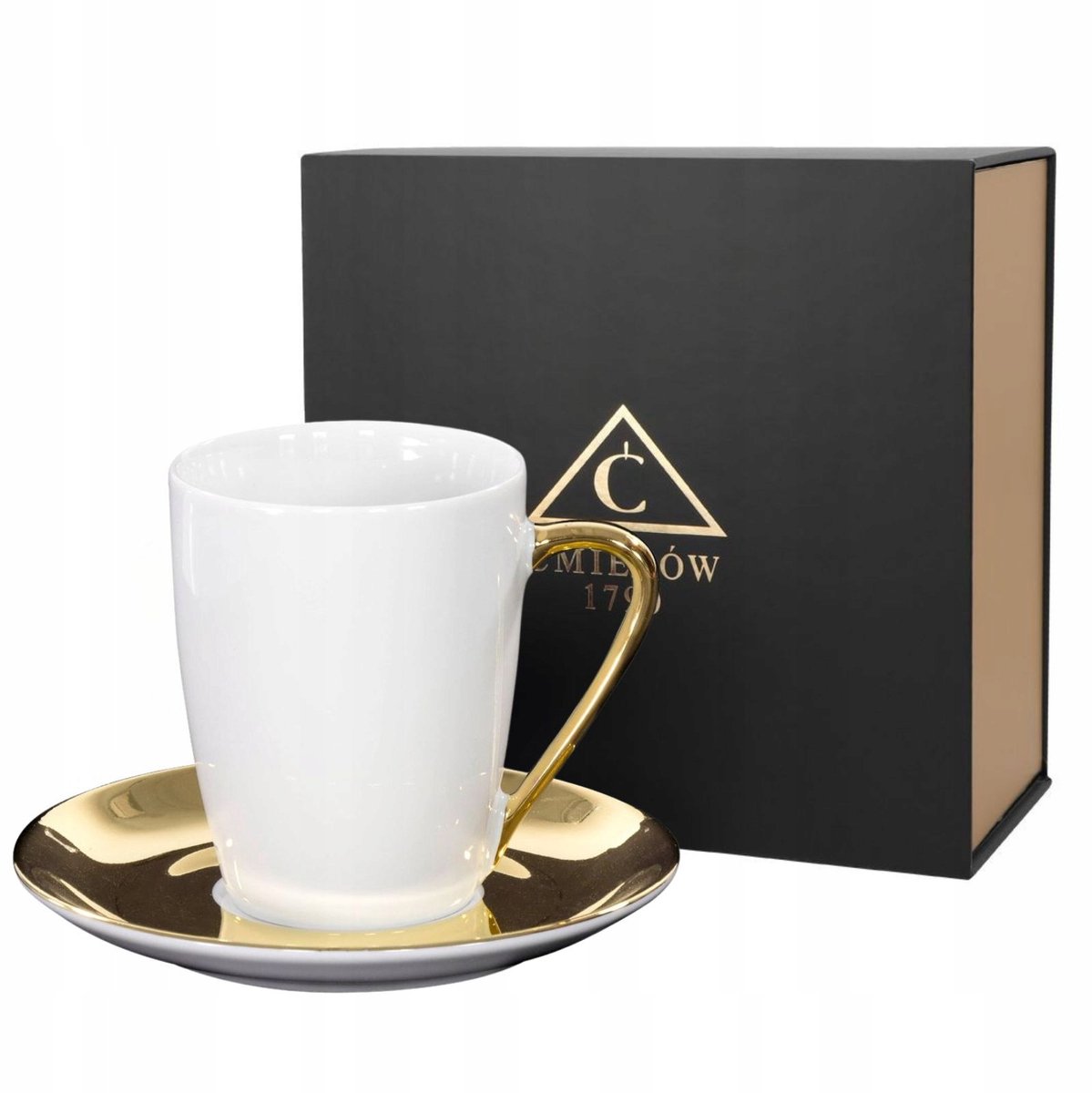 Ćmielów Goplana Lichtmeer Koffiekop met Schotel 150ml