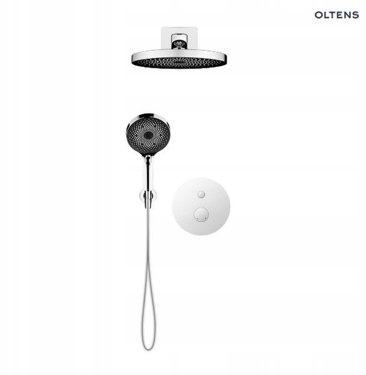Oltens Hamnes Doucheset Inbouw met regendouche 26cm Chroom