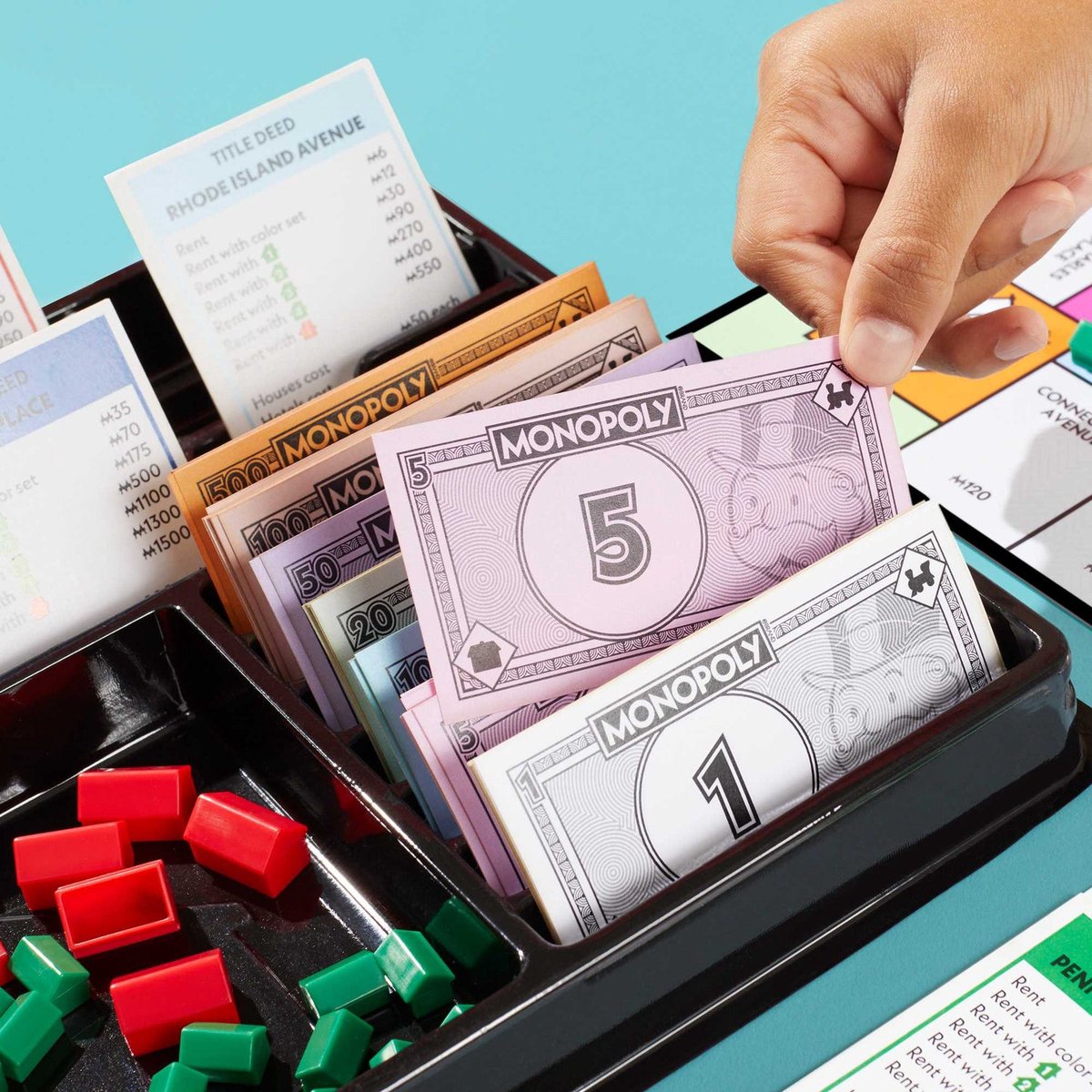 Hasbro bordspel Monopoly Classic - Engelstalig - Familiespel - Educatief speelgoed. — cadeau in Spellen & Speelgoed - foto 3