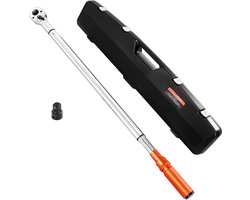 VEVOR Click Momentsleutel 3/4-Inch Aandrijving 136-814nm Dubbelzijdig Oranje